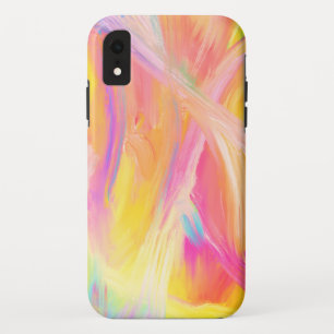 Kleurrijke regenboog abstracte olie schilder zonne Case-Mate iPhone case