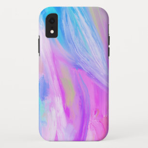 Kleurrijke regenboog abstracte olie schilderend pa Case-Mate iPhone case