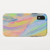 Kleurrijke regenboog abstracte olieverfschildering Case-Mate iPhone case (Achterkant (horizontaal))