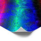 kleurrijke regenboog abstracte textuur poster (Hoek)