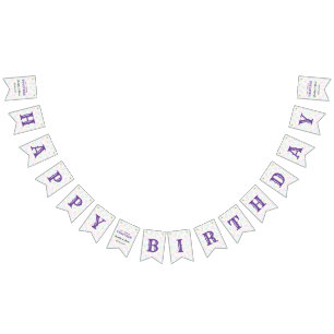 Kleurrijke regenboog ballon gezamenlijke verjaarda vlaggetjes