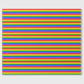 Kleurrijke regenboog cadeaupapier (Vlak)