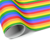Kleurrijke regenboog cadeaupapier (Rol Hoek)