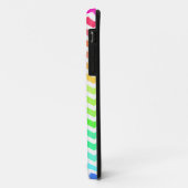 Kleurrijke regenboog Chevron Stripes Case-Mate iPhone Case (Achterkant/links)
