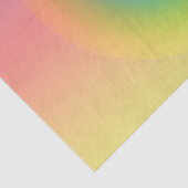 Kleurrijke regenboog Concentrische cirkelruimte Tissuepapier (Detail)