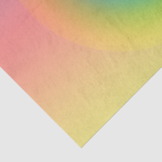 Kleurrijke regenboog Concentrische cirkelruimte Tissuepapier (Detail)