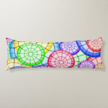 Kleurrijke Regenboog Concentrische Cirkels 