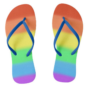 Kleurrijke Regenboog Custom FlipFlops Teenslippers