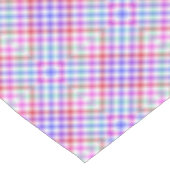 Kleurrijke Regenboog Diamant Geruite Moderne Korte Tafelloper (Hoek)