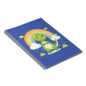 Kleurrijke Regenboog Dino Notitieboek (Rechterzijde)