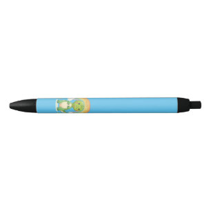 Kleurrijke Regenboog Dino Zwarte Inkt Pen
