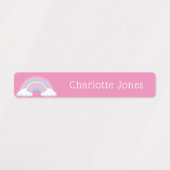 Kleurrijke regenboog Eenvoudige waterdichte Kinder Labels (Design 1)