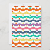 Kleurrijke regenboog en eenhoorn 9e verjaardagsfee kaart (Achterkant)