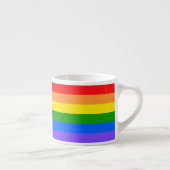Kleurrijke Regenboog Espresso Kop (Rechts)