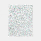 Kleurrijke regenboog Gespikkelde Stippen Fleece Deken (Voorkant)