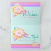 Kleurrijke regenboog gestileerd kaart (Binnen)