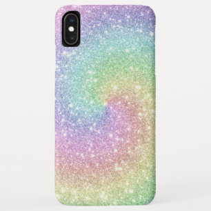 Kleurrijke Regenboog Glitter Spiral Trendy Case-Mate iPhone Case