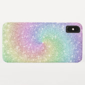 Kleurrijke Regenboog Glitter Spiral Trendy Case-Mate iPhone Case (Achterkant (horizontaal))