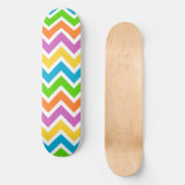 Kleurrijke Regenboog Golf Persoonlijk Skateboard (Voorkant)