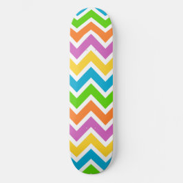 Kleurrijke Regenboog Golf Persoonlijk Skateboard