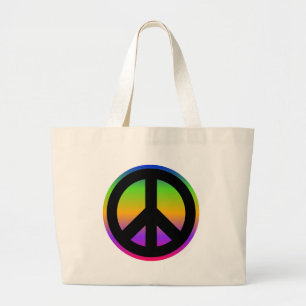 Kleurrijke Regenboog Grote Tote Bag