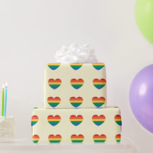 Kleurrijke Regenboog Harten Autisme Gele Naadloze