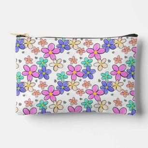 Kleurrijke regenboog heldere bloemen hommel bijen  etui