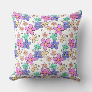 kleurrijke regenboog heldere bloemen hommels bloem kussen