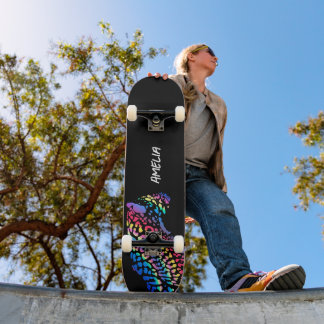 Kleurrijke Regenboog Jaguar Skateboard