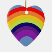 Kleurrijke regenboog keramisch ornament (Rechts)