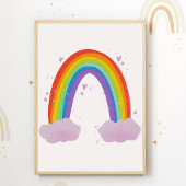 Kleurrijke Regenboog Kinderkamer Poster Babykamer 