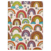 Kleurrijke Regenboog Klembord (Achterkant)