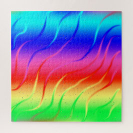 Kleurrijke Regenboog Kleuren Legpuzzel