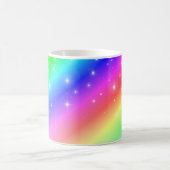 Kleurrijke regenboog koffiemok (Center)