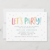 Kleurrijke regenboog laat feestelijke verjaardagsu (Voorkant)