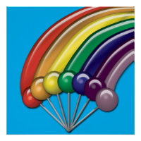 Kleurrijke Regenboog Lollypop Candy Pop Art 
