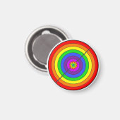 Kleurrijke regenboog magneet (Voorkant / Achterkant)