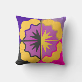 Kleurrijke regenboog Mandala Kussen