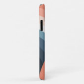 Kleurrijke regenboog met dubbele retro-stijl Case-Mate iPhone case (Achterkant/rechts)