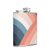 Kleurrijke regenboog met dubbele retro-stijl heupfles (Rechts)