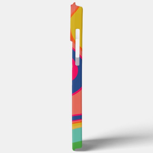 Kleurrijke Regenboog Modern Kinder Abstract Case-Mate iPhone Case (Achterkant / Links)