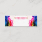 Kleurrijke Regenboog Moderne Oorbel Sieraden Displ Mini Visitekaartje (Voorkant)