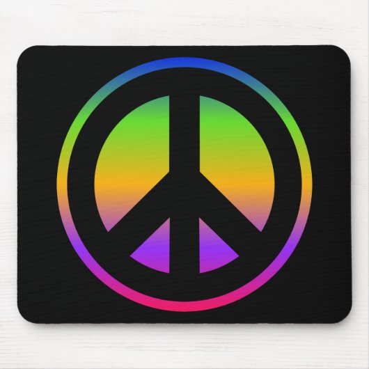 Kleurrijke Regenboog Muismat (Voorkant)