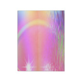 Kleurrijke regenboog notitieblok (Linkerzijde)