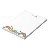 Kleurrijke Regenboog Notitieblok (Linkerzijde)