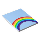 kleurrijke regenboog notitieblok (Schuin)