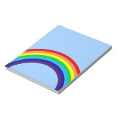 kleurrijke regenboog notitieblok (Linkerzijde)