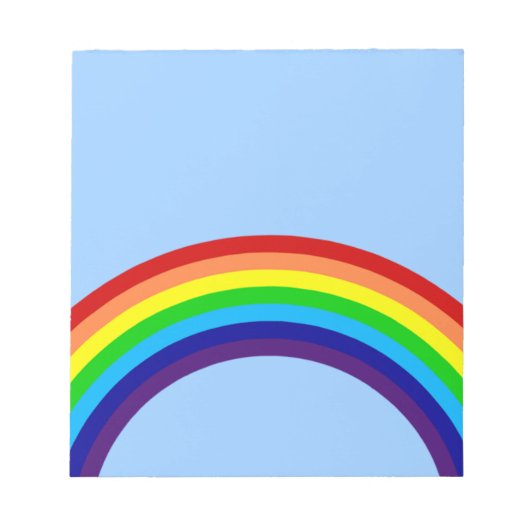 kleurrijke regenboog notitieblok (Voorkant)