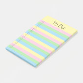 Kleurrijke regenboog om lijst te doen post-it® notes (Schuin)