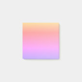 Kleurrijke regenboog Ombré 4Celeste Post-it® Notes (Voorkant)
